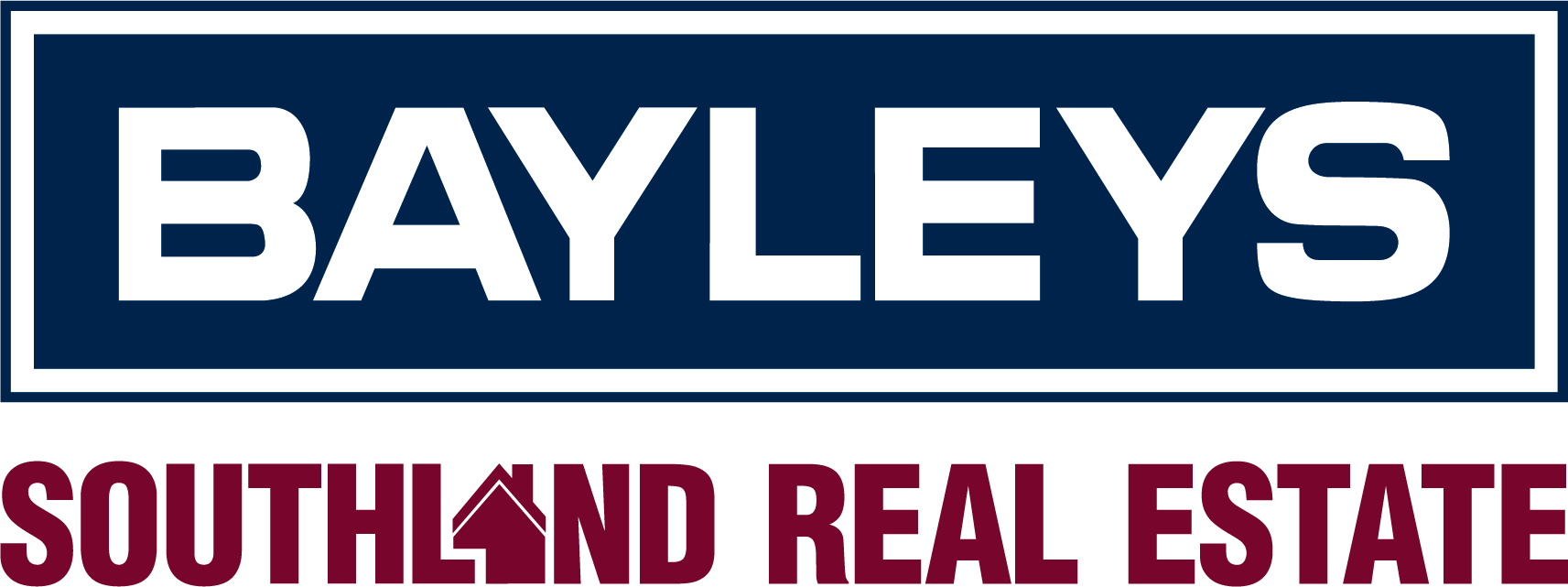 Bayleys Southland Real Estate Red Stacked